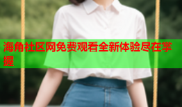 海角社区网免费观看全新体验尽在掌握